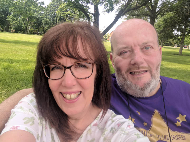 0517familyimpactstroke_sc Carol (left) and Rich Coulther have attended a stroke camp every year since Rich's stroke. (Photo courtesy of Carol Coulther)