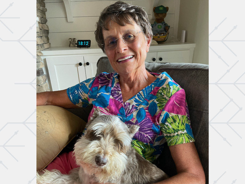 Stroke survivor Pamela Anderson Bowen experienced a rare side effect caused by a rewiring in the brain. (Photo courtesy of Pamela Anderson Bowen)