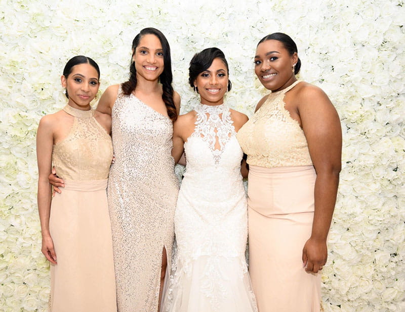 Tammy Spencer Bey (second from left) with her daughters: Hope Spencer, Ayanna Massey and Taylor Dunbar. (Photo courtesy of Tammy Spencer Bey)