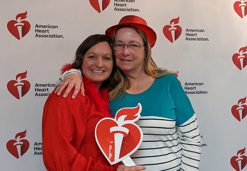 Amy Kren (left) with her mom, Barb. (Photo courtesy of Amy Kren)