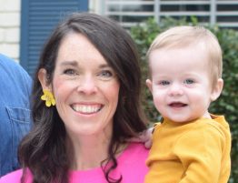 Aortic stenosis survivor Erin Kidwell (left) and her son, Caleb. (Photo courtesy of the Kidwell family)