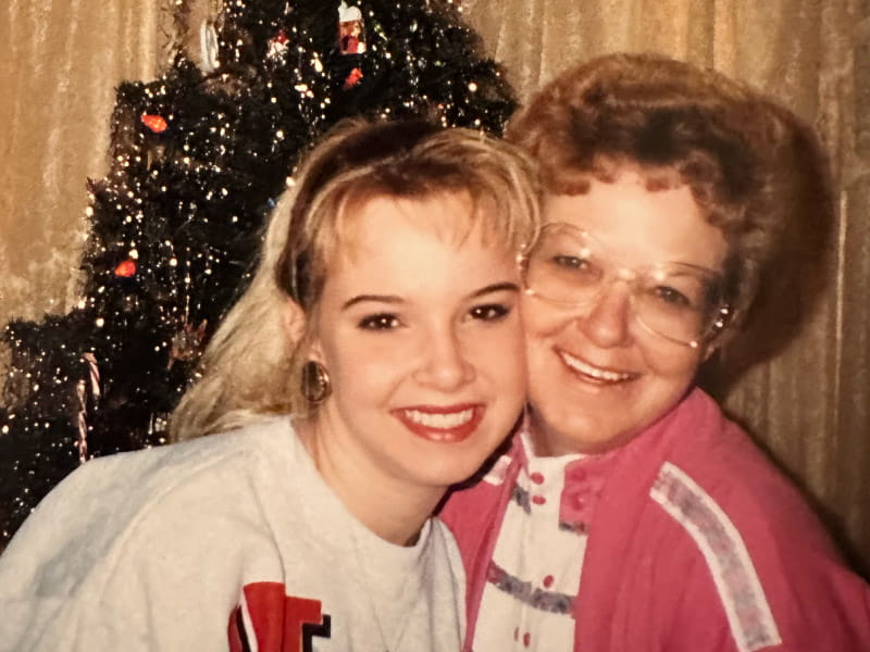 Krissi Oden (left) with her mom, Edna K. Machen, circa 1995. (Photo courtesy of Krissi Oden)