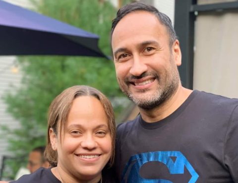 Cardiac arrest survivor Rafaelito Cruz (right) and his wife, MiLinda, who performed CPR on Rafaelito until first responders arrived. (Photo courtesy of MiLinda Cruz)